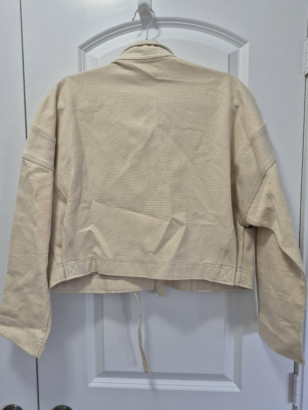 Opening Ceremony The Knot Biker Jacket, XS/S, Cream - Picture 8 of 13